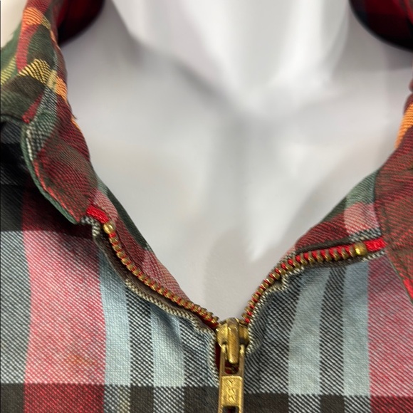 Ralph Lauren Red and Green Lightweight Plaid Jacket - Picture 4 of 13